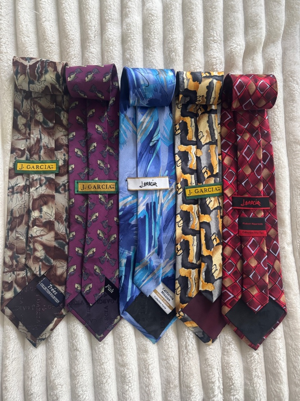 J. Garcia Men's Tie Bundle Silk Ties